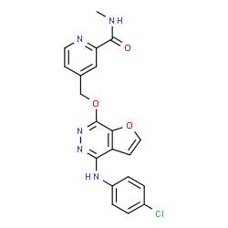 ChemSpider 2D Image | Telatinib | C20H16ClN5O3