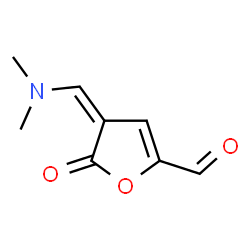 ChemSpider 2D Image | (4Z)-4-[(Dimethylamino)methylene]-5-oxo-4,5-dihydro-2-furancarbaldehyde | C8H9NO3