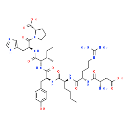 ChemSpider 2D Image | aclerastide | C42H64N12O11