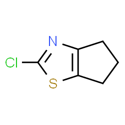 ChemSpider 2D Image | 2-chloro-4H,5H,6H-cyclopenta[d][1,3]thiazole | C6H6ClNS