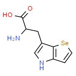 ChemSpider 2D Image | 3-(4H-Selenopheno[3,2-b]pyrrol-6-yl)alanine | C9H10N2O2Se