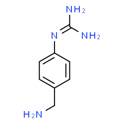 ChemSpider 2D Image | 2-[4-(Aminomethyl)phenyl]guanidine | C8H12N4