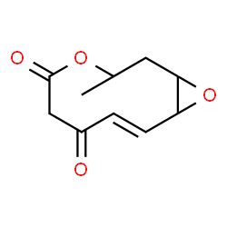 ChemSpider 2D Image | (8E)-3-Methyl-4,11-dioxabicyclo[8.1.0]undec-8-ene-5,7-dione | C10H12O4