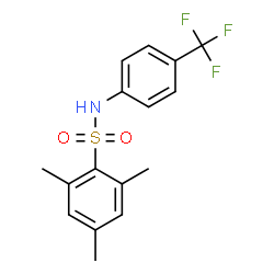ChemSpider 2D Image | 2,4,6-Trimethyl-N-[4-(trifluoromethyl)phenyl]benzenesulfonamide | C16H16F3NO2S