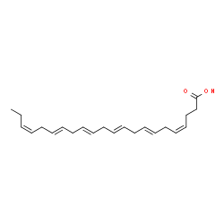 ChemSpider 2D Image | (4Z,7E,10E,13E,16E,19Z)-4,7,10,13,16,19-Docosahexaenoic acid | C22H32O2