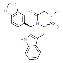 ChemSpider 2D Image | (6R ,12as)-tadalafil | C22H19N3O4