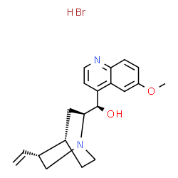 ChemSpider 2D Image | Quinine hydrobromide | C20H25BrN2O2