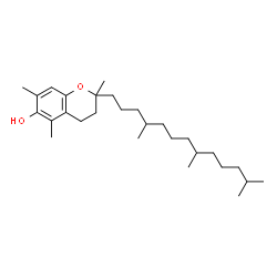 ChemSpider 2D Image | zeta2-tocopherol | C28H48O2