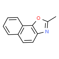 ChemSpider 2D Image | 2-methylnaphth(2,1-d)oxazole | C12H9NO