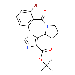 ChemSpider 2D Image | Bretazenil | C19H20BrN3O3