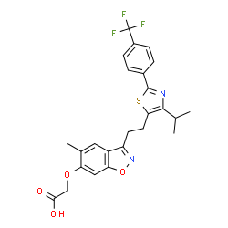 ChemSpider 2D Image | fonadelpar | C25H23F3N2O4S