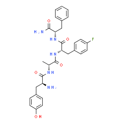 ChemSpider 2D Image | frakefamide | C30H34FN5O5