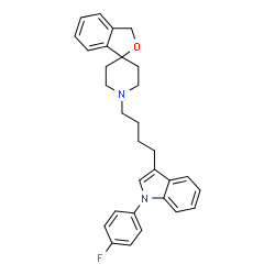 ChemSpider 2D Image | siramesine | C30H31FN2O