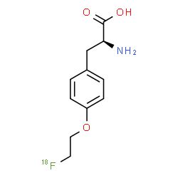 ChemSpider 2D Image | Fluoroethyl-L-tyrosine (18F) | C11H1418FNO3