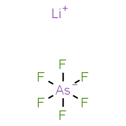 ChemSpider 2D Image | Lithium hexafluoroarsenate | AsF6Li