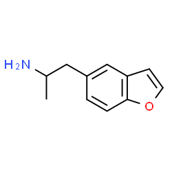 ChemSpider 2D Image | 5-(2-aminopropyl)benzofuran | C11H13NO
