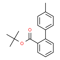 ChemSpider 2D Image | tert-Butyl-4'-methylbiphenyl-2-carboxylat | C18H20O2