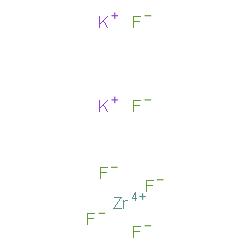 ChemSpider 2D Image | Potassium zirconium(4+) fluoride (2:1:6) | F6K2Zr