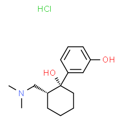 ChemSpider 2D Image | O-Desmethyltramadol Hydrochloride | C15H24ClNO2