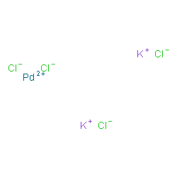 ChemSpider 2D Image | Tetrachloropalladate(2-) dipotassium | Cl4K2Pd