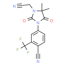 ChemSpider 2D Image | RU-58642 | C15H11F3N4O2