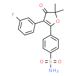 ChemSpider 2D Image | Polmacoxib | C18H16FNO4S