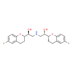 ChemSpider 2D Image | Nebivolol | C22H25F2NO4