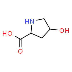 ChemSpider 2D Image | Hydroxyproline | C5H9NO3