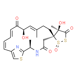 ChemSpider 2D Image | Leinamycin | C22H26N2O6S3