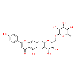 ChemSpider 2D Image | isorhoifolin | C27H30O14