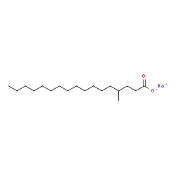 ChemSpider 2D Image | Sodium 4-methylheptadecanoate | C18H35NaO2