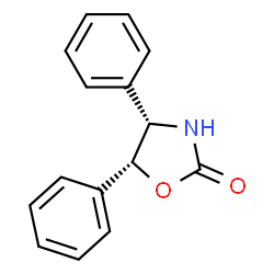ChemSpider 2D Image | cis-4,5-Diphenyl-2-Oxazolidinone | C15H13NO2