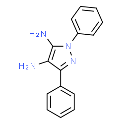 ChemSpider 2D Image | diphenyl-1H-pyrazole-4,5-diamine | C15H14N4