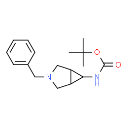 ChemSpider 2D Image | tert-Butyl (3-benzyl-3-azabicyclo[3.1.0]hexan-6-yl)carbamate | C17H24N2O2