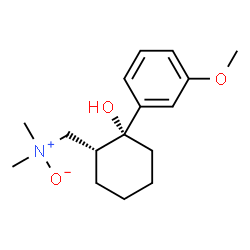 ChemSpider 2D Image | (1R,2R)-2-[(Dimethylnitroryl)methyl]-1-(3-methoxyphenyl)cyclohexanol | C16H25NO3