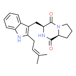 ChemSpider 2D Image | tryprostatin B | C21H25N3O2
