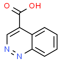 ChemSpider 2D Image | 4-Cinnolinecarboxylic acid | C9H6N2O2