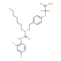 ChemSpider 2D Image | GW 9578 | C26H34F2N2O3S