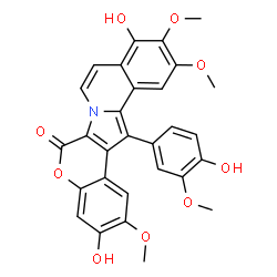 ChemSpider 2D Image | lamellarin M | C29H23NO9