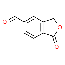 ChemSpider 2D Image | 1-Oxo-1,3-dihydro-2-benzofuran-5-carbaldehyde | C9H6O3