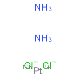 ChemSpider 2D Image | (~195~Pt)Platinum(2+) chloride ammoniate (1:2:2) | H6Cl2N2195Pt