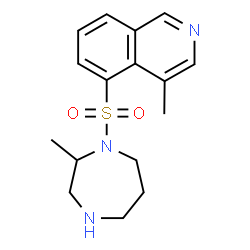 ChemSpider 2D Image | 2-methyl-1-((4-methyl-5-isoquinolinyl)sulfonyl)homopiperazine | C16H21N3O2S