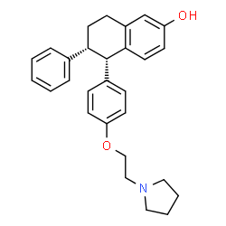 ChemSpider 2D Image | (+)-lasofoxifene | C28H31NO2