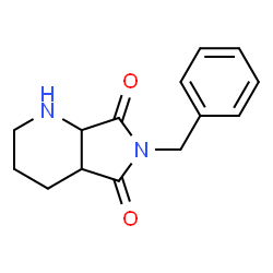 ChemSpider 2D Image | 6-BENZYL-5,7-DIOXO-OCTAHYDROPYRROLO[3,4-B] PYRIDINE | C14H16N2O2