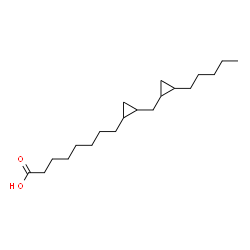 ChemSpider 2D Image | 8-(2-(2-pentyl-cyclopropylmethyl)cyclopropyl)octanoic acid | C20H36O2