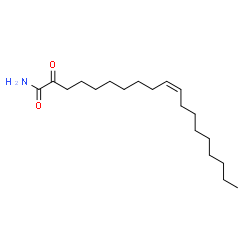 ChemSpider 2D Image | (10Z)-2-Oxo-10-nonadecenamide | C19H35NO2