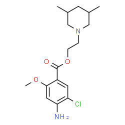ChemSpider 2D Image | ML 10375 | C17H25ClN2O3