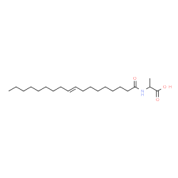 ChemSpider 2D Image | N-[(9E)-9-Octadecenoyl]alanine | C21H39NO3