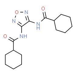 ChemSpider 2D Image | N,N'-1,2,5-Oxadiazole-3,4-diyldicyclohexanecarboxamide | C16H24N4O3