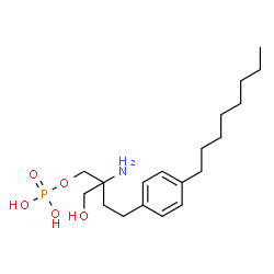 ChemSpider 2D Image | fingolimod-P | C19H34NO5P